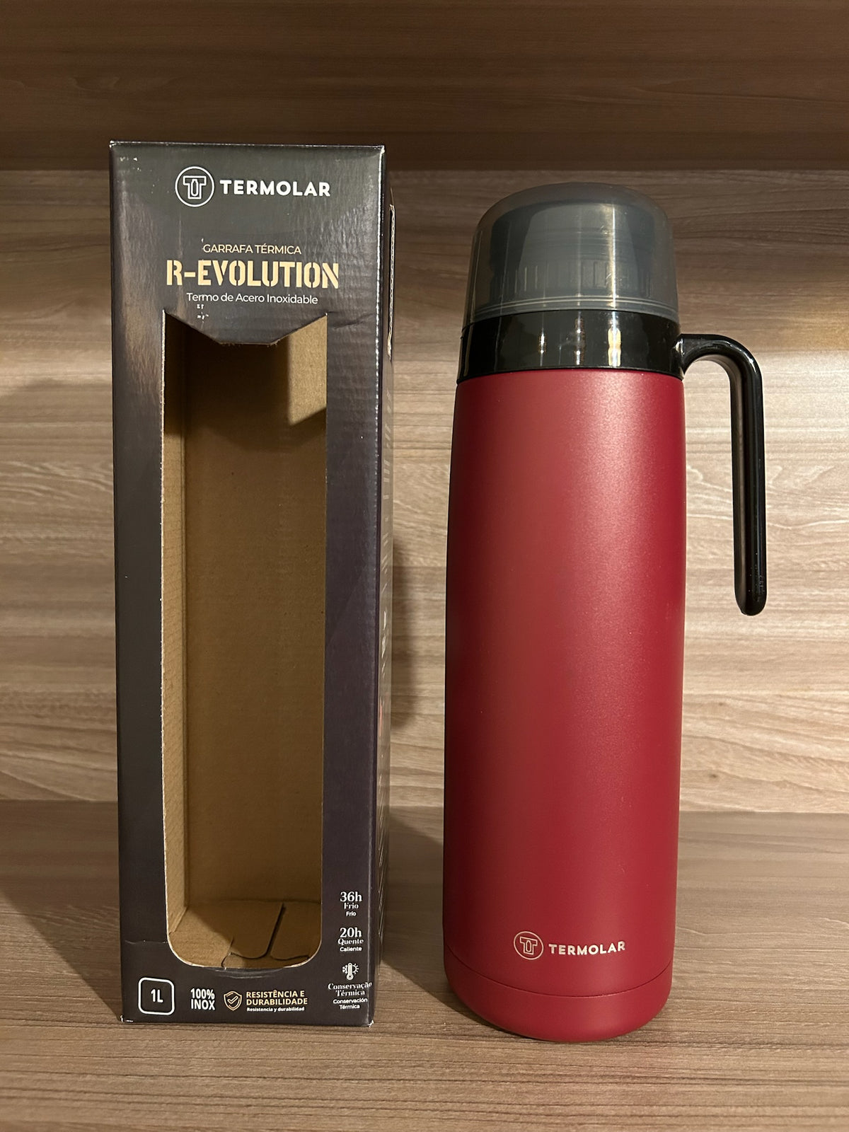 Termolar rojo 1L