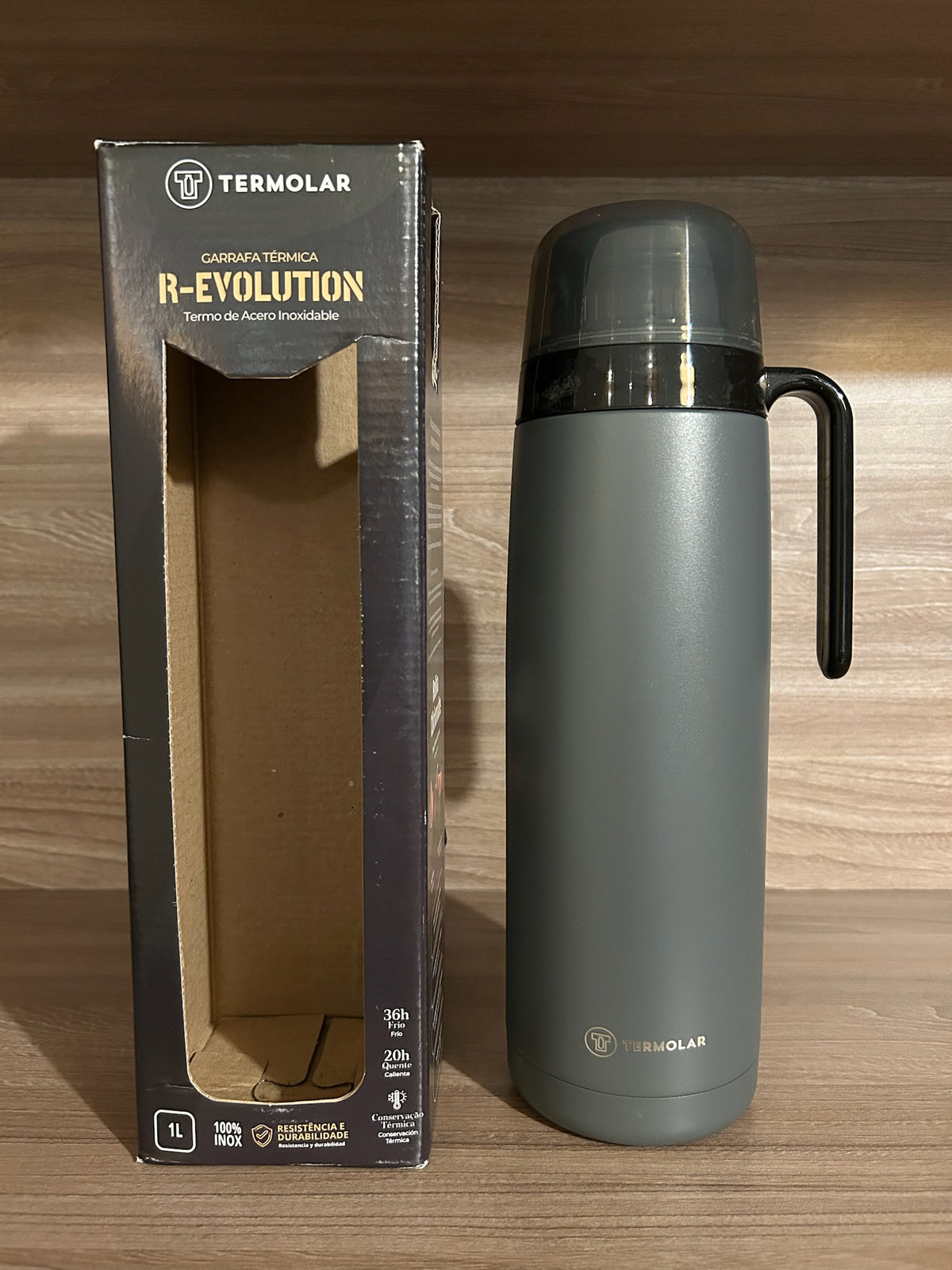 Termolar gris 1L